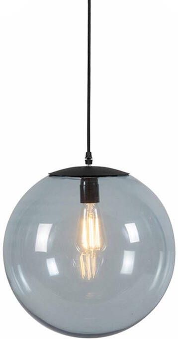QAZQA Art Deco Hanglamp Grijs 35 Cm Pallon