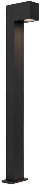QAZQA Industriële staande buitenlamp zwart 80 cm IP44 Baleno
