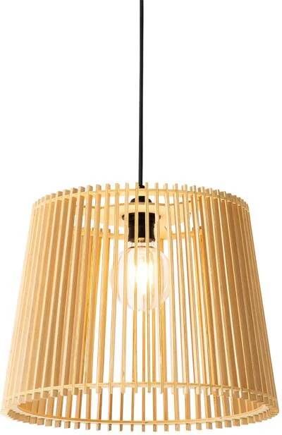 QAZQA Landelijke buiten hanglamp hout IP44 Jayla