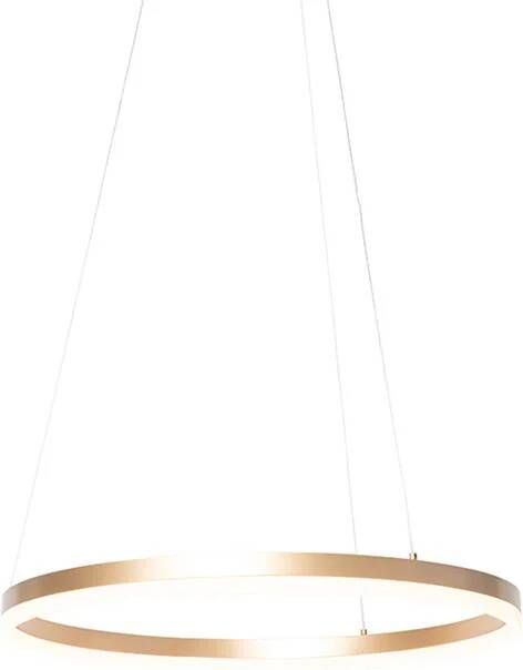 QAZQA Design hanglamp goud 60 cm incl. LED 3-staps dimbaar Anello
