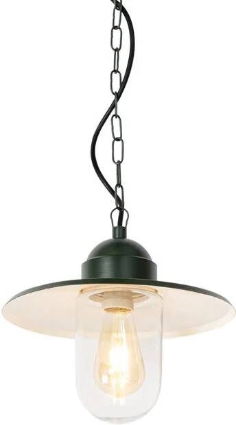 QAZQA Moderne Buiten Hanglamp Donkergroen Ip44 Kansas