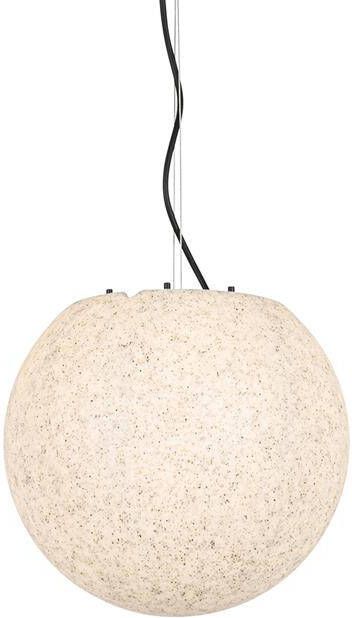 QAZQA Moderne Buiten Hanglamp Grijs 35 Cm Ip65 Nura