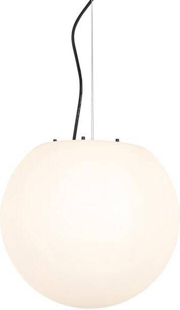 QAZQA Moderne Buiten Hanglamp Wit 35 Cm Ip65 Nura