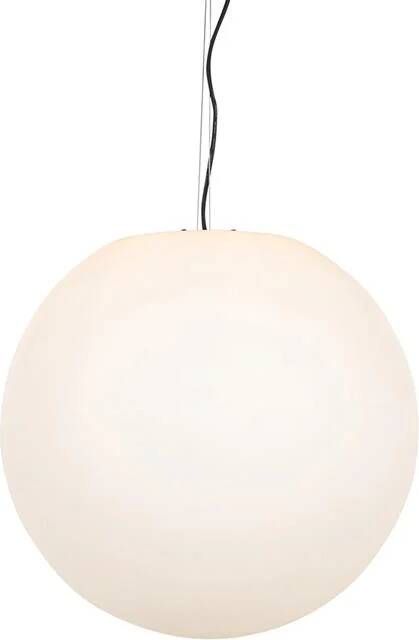 QAZQA Moderne Buiten Hanglamp Wit 56 Cm Ip65 Nura