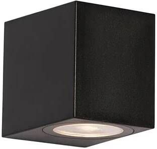 QAZQA Moderne buiten wandlamp zwart kunststof Baleno