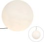 QAZQA nura Moderne Vloerlamp Staande Lamp 1 lichts H 74.7 cm Wit Buitenverlichting - Thumbnail 2