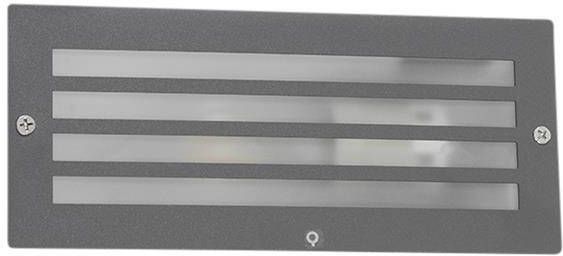 QAZQA Moderne inbouwlamp donker grijs IP44 Hurricane