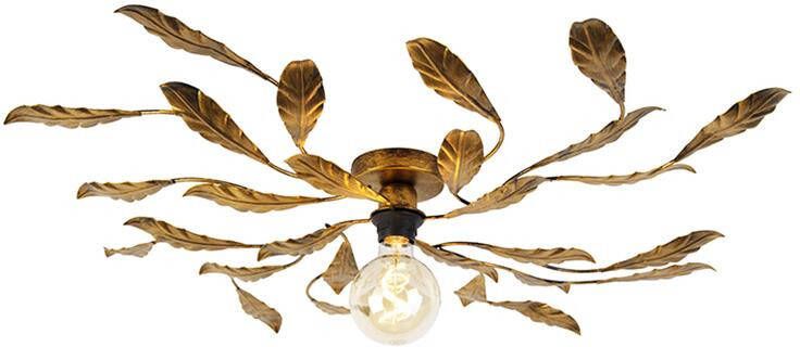 QAZQA Plafondlamp linden Goud|messing Klassiek | Antiek D 83cm