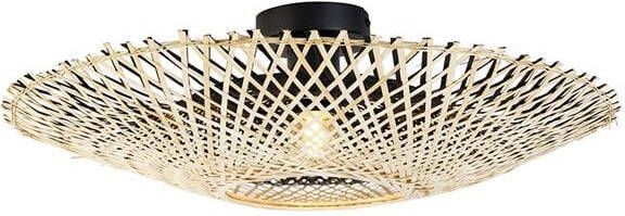 QAZQA Oosterse Plafondlamp Bamboe 50 Cm Rina