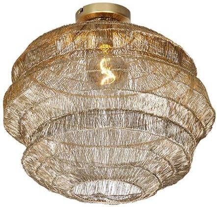 QAZQA Oosterse Plafondlamp Goud 45 Cm Vadi