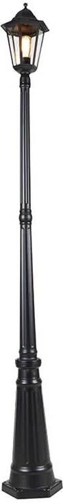 QAZQA Smart buitenlantaarn zwart 200 cm IP44 incl. Wifi ST64 Havana