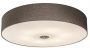 QAZQA drum jute Moderne Dimbare LED Smart Plafondlamp met kap incl. wifi met Dimmer 6 lichts Ø 70 cm Taupe Woonkamer Slaapkamer Keuken - Thumbnail 2