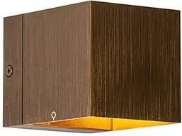 QAZQA Smart Wandlamp Donkerbrons 8 Cm Incl. Wifi G9 Transfer