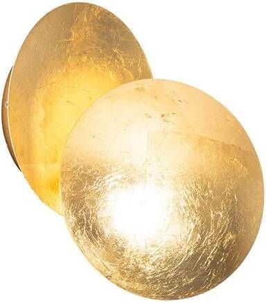 QAZQA Smart Wandlamp Goud Incl. Wifi G9 Sunrise