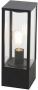 QAZQA charlois Design Staande Buitenlamp | Staande Lamp voor buiten 1 lichts H 40 cm Zwart Buitenverlichting - Thumbnail 2