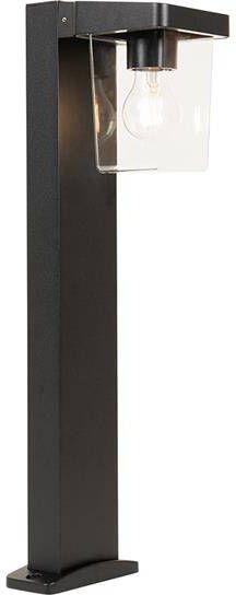 QAZQA Moderne staande buitenlamp zwart 60 cm IP54 Chimay