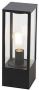 QAZQA charlois Design Staande Buitenlamp | Staande Lamp voor buiten 1 lichts H 40 cm Zwart Buitenverlichting - Thumbnail 2