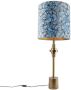 QAZQA diverso Art Deco Tafellamp met kap 1 lichts H 995 mm Multicolor Woonkamer Slaapkamer - Thumbnail 2