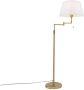 QAZQA ladas Moderne Vloerlamp | Staande Lamp met zwenkarm 1 lichts H 1500 mm Brons Woonkamer | Slaapkamer - Thumbnail 2
