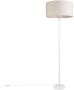QAZQA Moderne vloerlamp wit met peperkleurige kap 50 cm Simplo - Thumbnail 2