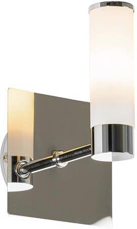 QAZQA Moderne Badkamer Wandlamp Chroom Ip44 Bath