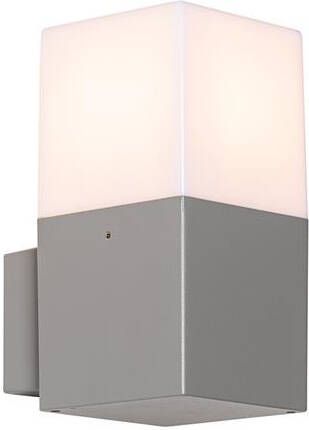 QAZQA Wandlamp buiten denmark Grijs Modern L 8.5cm