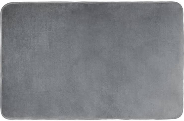 QUVIO Badmat 50 x 80 cm Grijs