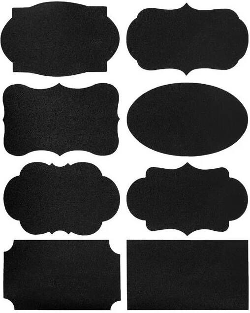 QUVIO Krijt sticker set van 80 stickers 4 3 x 7 cm