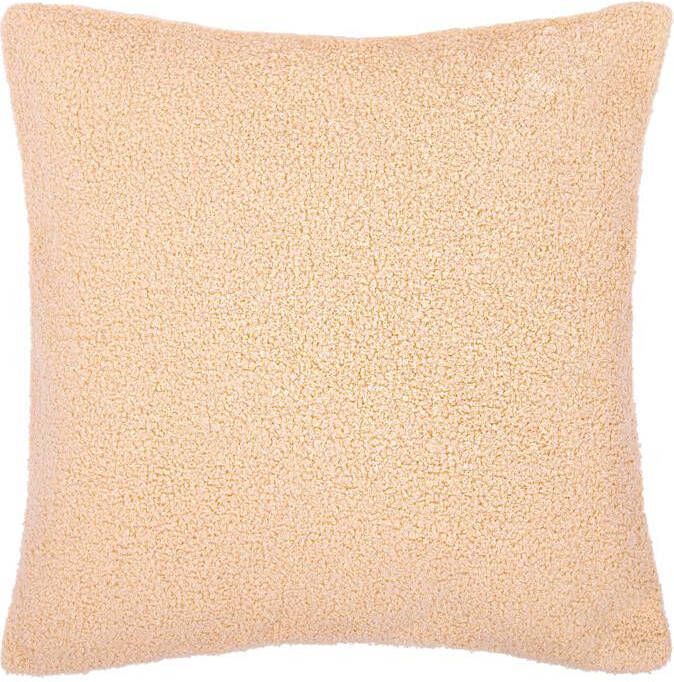 QUVIO Sierkussenhoes teddy 45x45cm Bruin
