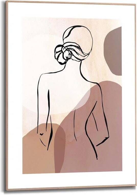Reinders Lady Back Schilderij 70x50cm Hout