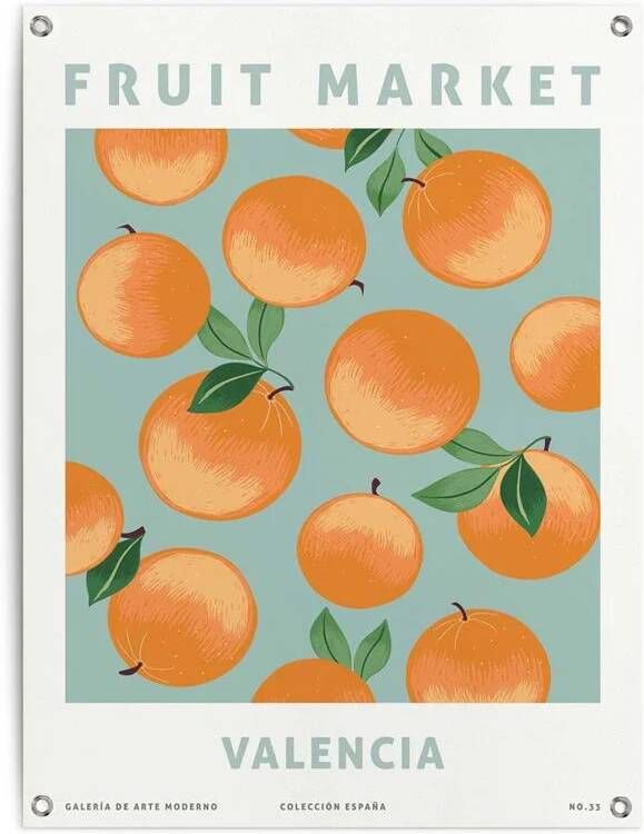 Reinders Oranges Tuinposter 80x60cm