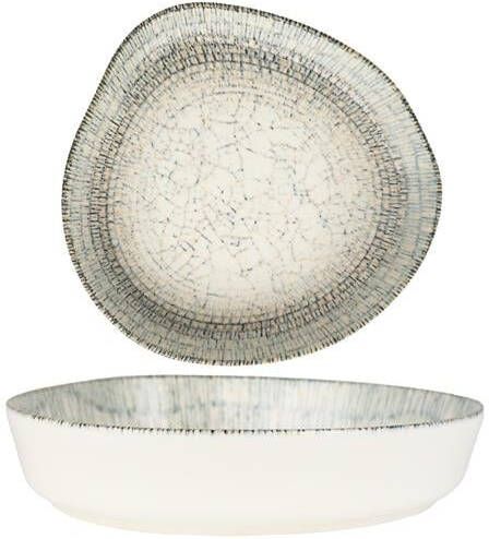 Rinart Diep bord Olmeca Porselein 21 cm (900cc) set van 6