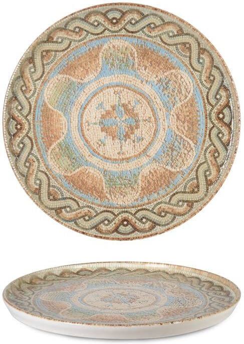 Rinart Dinerbord Celest Porselein 28 cm set van 6