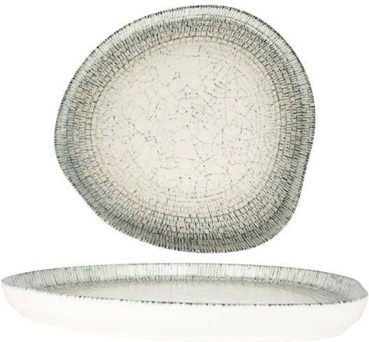 Rinart Dinerbord Olmeca Porselein 26 cm set van 6