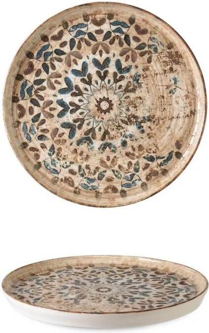 Rinart Dessertbord Aztec Porselein 17 cm set van 6