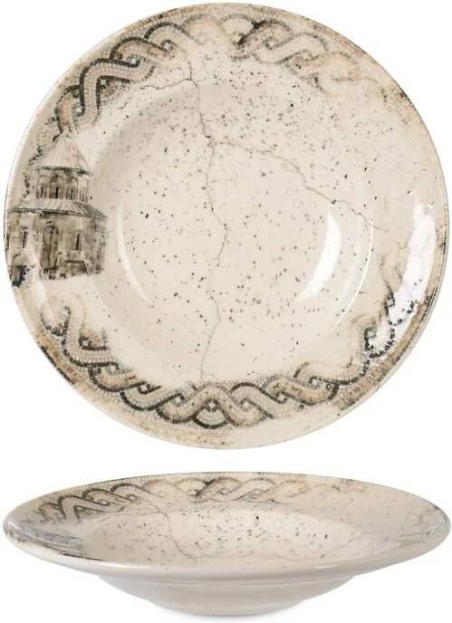 Rinart Pastabord Remnant Porselein 27 cm (400cc) set van 2