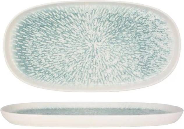 Rinart Serveerschaal Asel Porselein 35x18 cm set van 2