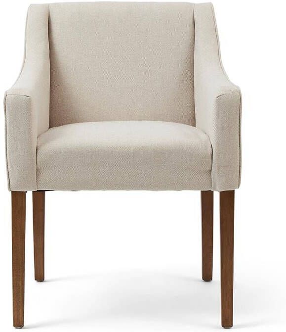 Rivièra Maison Eetstoel F30 Flanders Flax Polyester en Rubberwood 61x56x86 cm