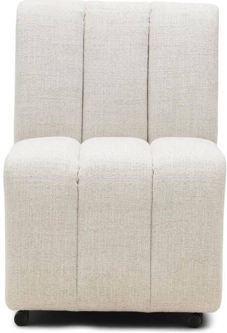 Rivièra Maison Eetstoel Dazzle A91 Antiek Wit Polyester en Beukenhout 61x73x87 cm