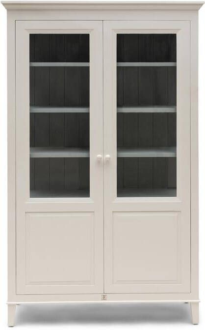 Rivièra Maison Vitrinekast Bedford Mangohout 220 x 135cm Wit