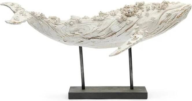 Rivièra Maison Riviera Maison Beeldje walvis Bruin Sculpture Hars Metaal