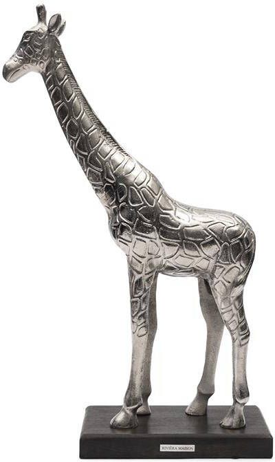 Rivièra Maison Riviera Maison beeldje Zilver RM Classic Giraffe Aluminium