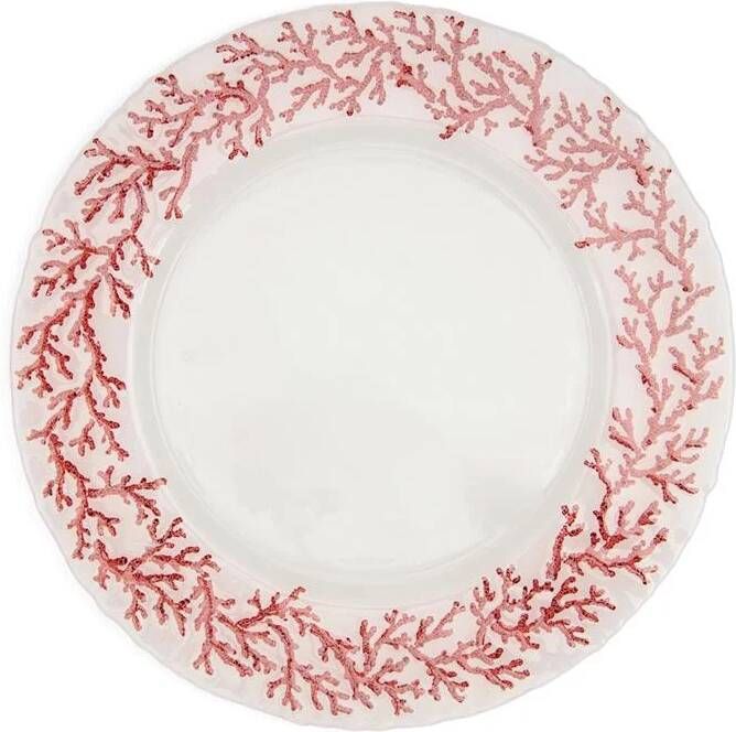 Rivièra Maison Riviera Maison Dinerbord Transparant Coral Oasis Bord Glas