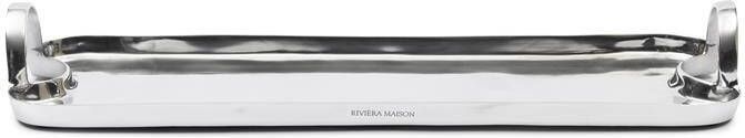 Rivièra Maison Riviera Maison Dienblad zilver Rechthoek Mayra 60x20 Aluminium