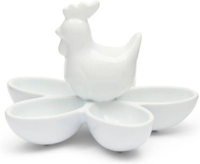 Rivièra Maison Riviera Maison Eierhouder Wit Easter Eier schaaltje   Keramiek