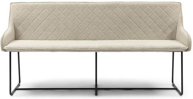 Rivièra Maison Eetkamerbank Frisco Drive Mouliné Linnen 170cm Fabulous Flax
