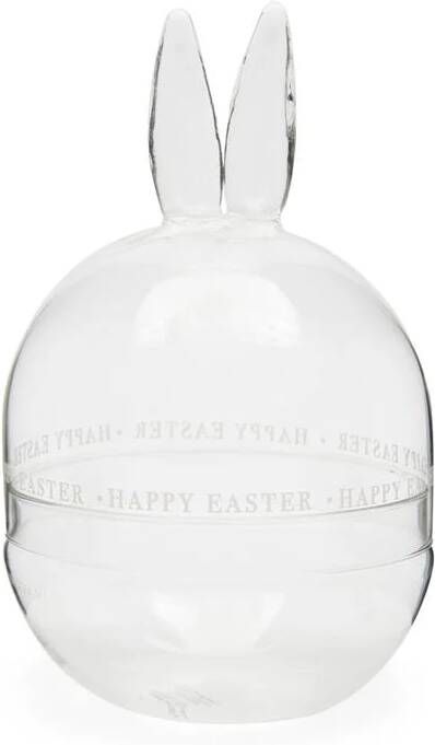 Rivièra Maison Riviera Maison Voorraapot Transparant Happy Easter Opbergpot Glas
