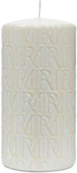 Rivièra Maison Riviera Maison Kaars Wit Monogram Paraffine (ØxH) 9 5x19