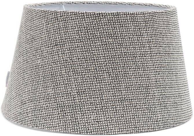 Rivièra Maison Riviera Maison Lampenkap Zwart|Wit Lanier Zijde|IJzer (ØxH) 45x25
