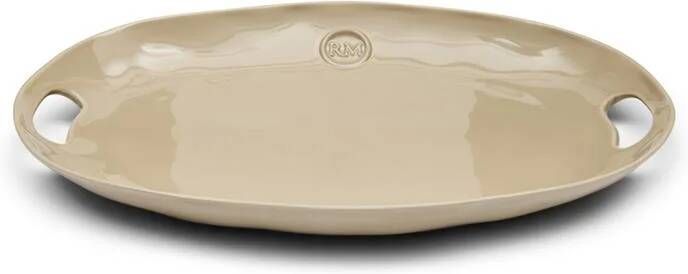 Rivièra Maison Riviera Maison Serveerbord met handvaten Beige Portofino Schaal